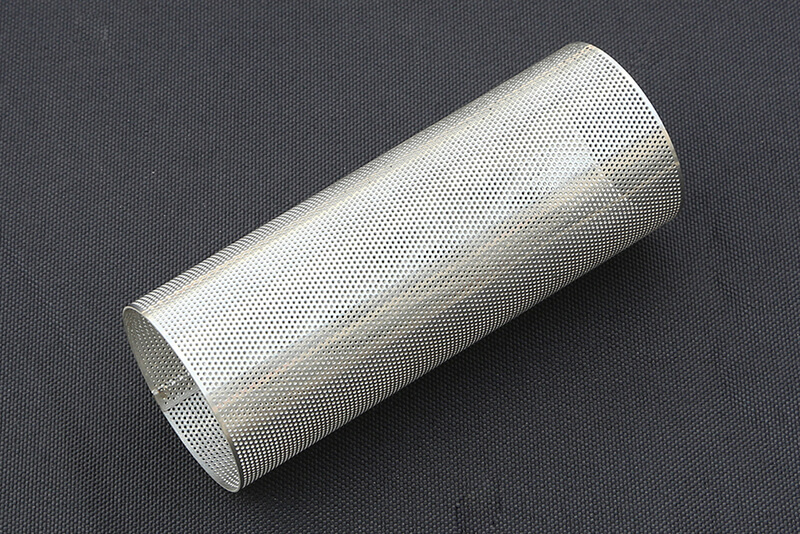 Perforated Filter cylinder with one layer